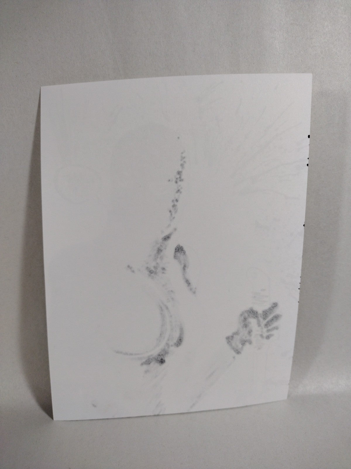 Night Killer (2023) Original 8 X 6" Dave Castr Horror Illustration Art W ARG COA