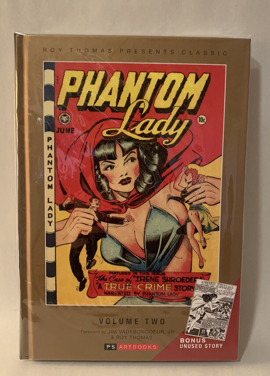 Phantom Lady Vol 2 Hardcover Comic PS Artbook Edition Roy Thomas Presents- New