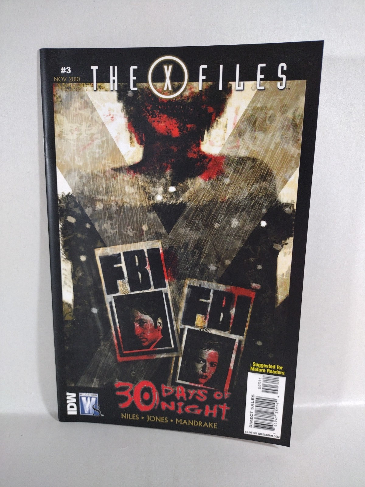 X-Files 30 Days Of Night (2010) IDW Comic Lot #1 3 4 VF-NM