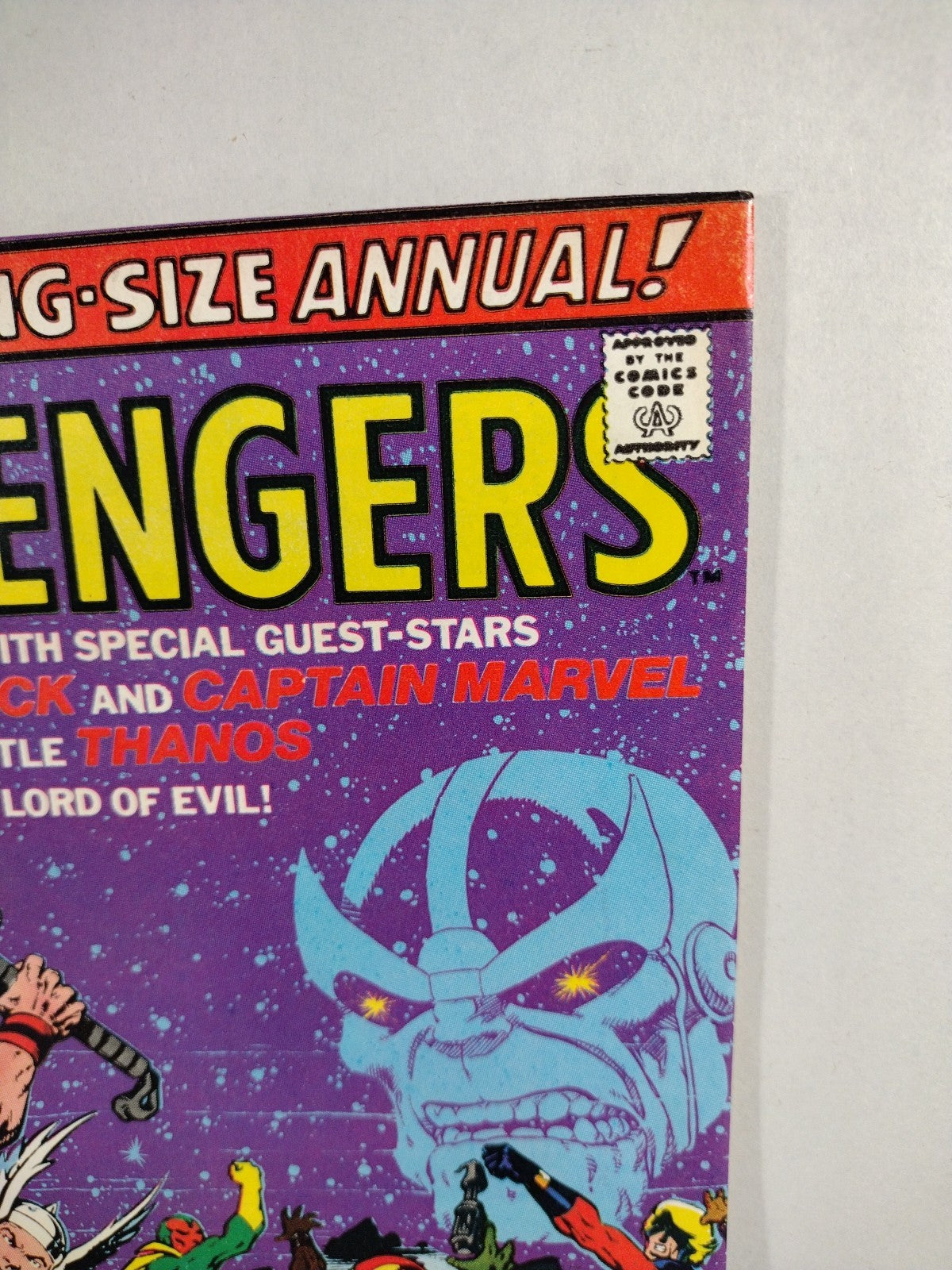 Avengers Annual #7 (1977) Marvel Comic Thanos Death Of Adam Warlock Starlin F-VF