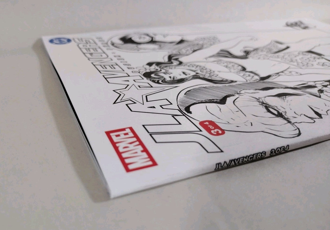 JLA Avengers #3 (2026) DC Marvel Facsimile Sketch Variant W Original DCastr Art
