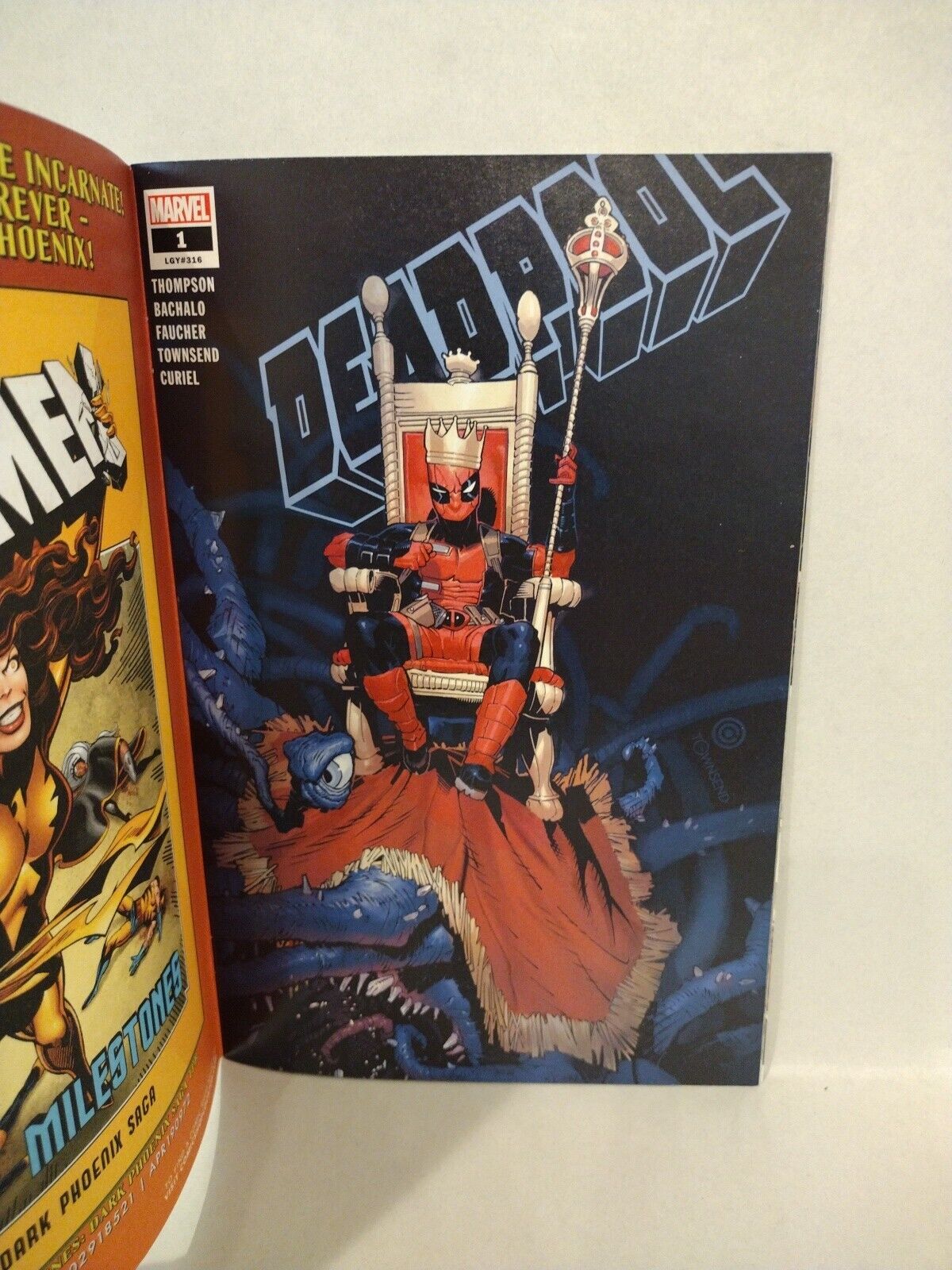 Deadpool #1 (2020) Marvel Blank Cover Variant Comic W Original Dave Castr Art