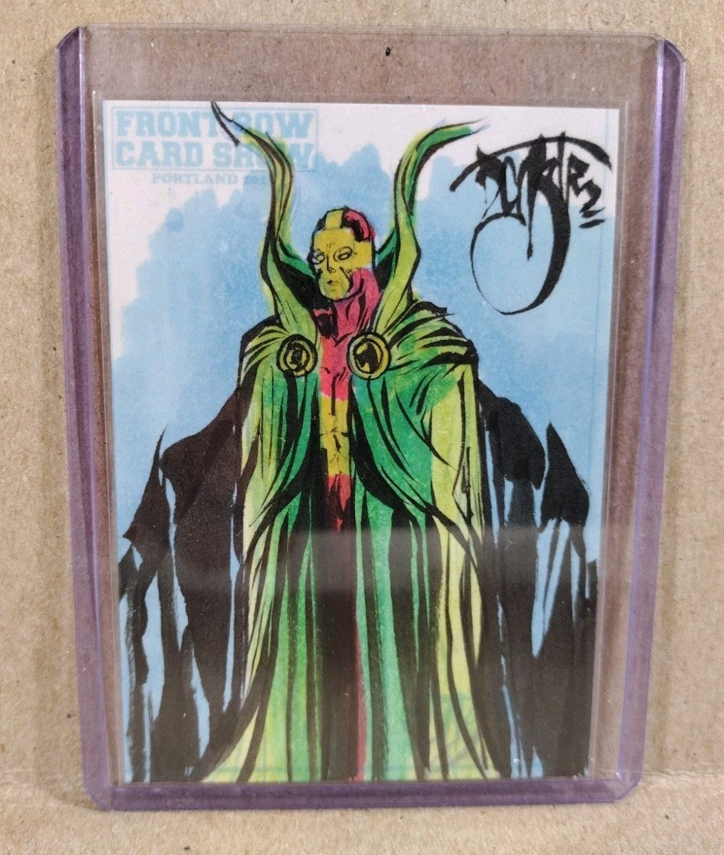 DCastr 2025 Front Row Card Show Exclusive Sketch Card W Original Miracle Man Art