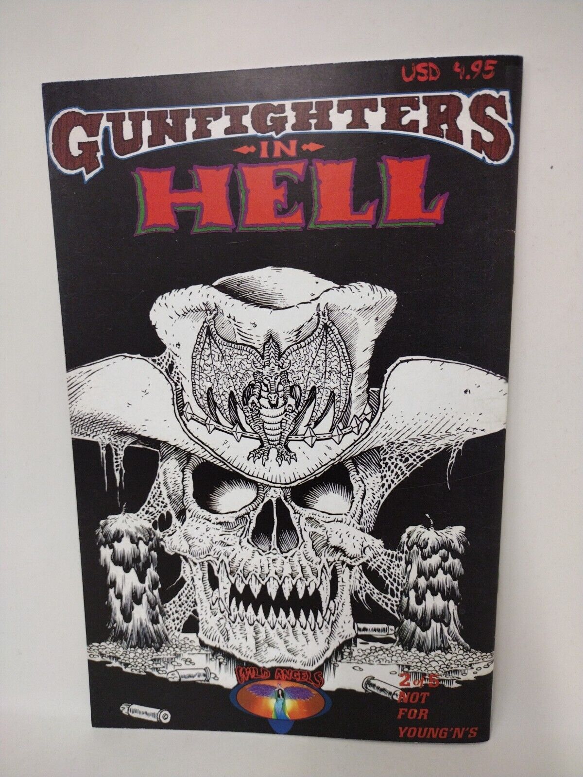 Gunfighters In Hell (2014) GIH #1 & 2 Rare Reprint Issues Signed Tim Joe Vigil