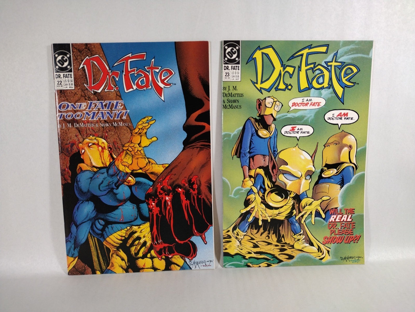 DR. FATE # 1-16 (1988) DC Comic Lot Set #1-6 10-20 22 23 DeMatteis Shawn McManus