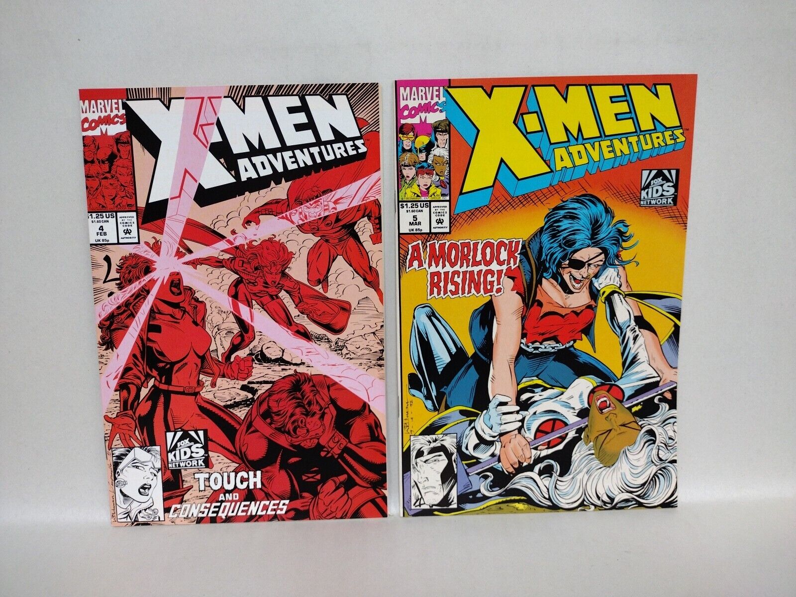 X-Men Adventures (1992) Marvel Comic Lot Set #1 2 3 4 5 6 7