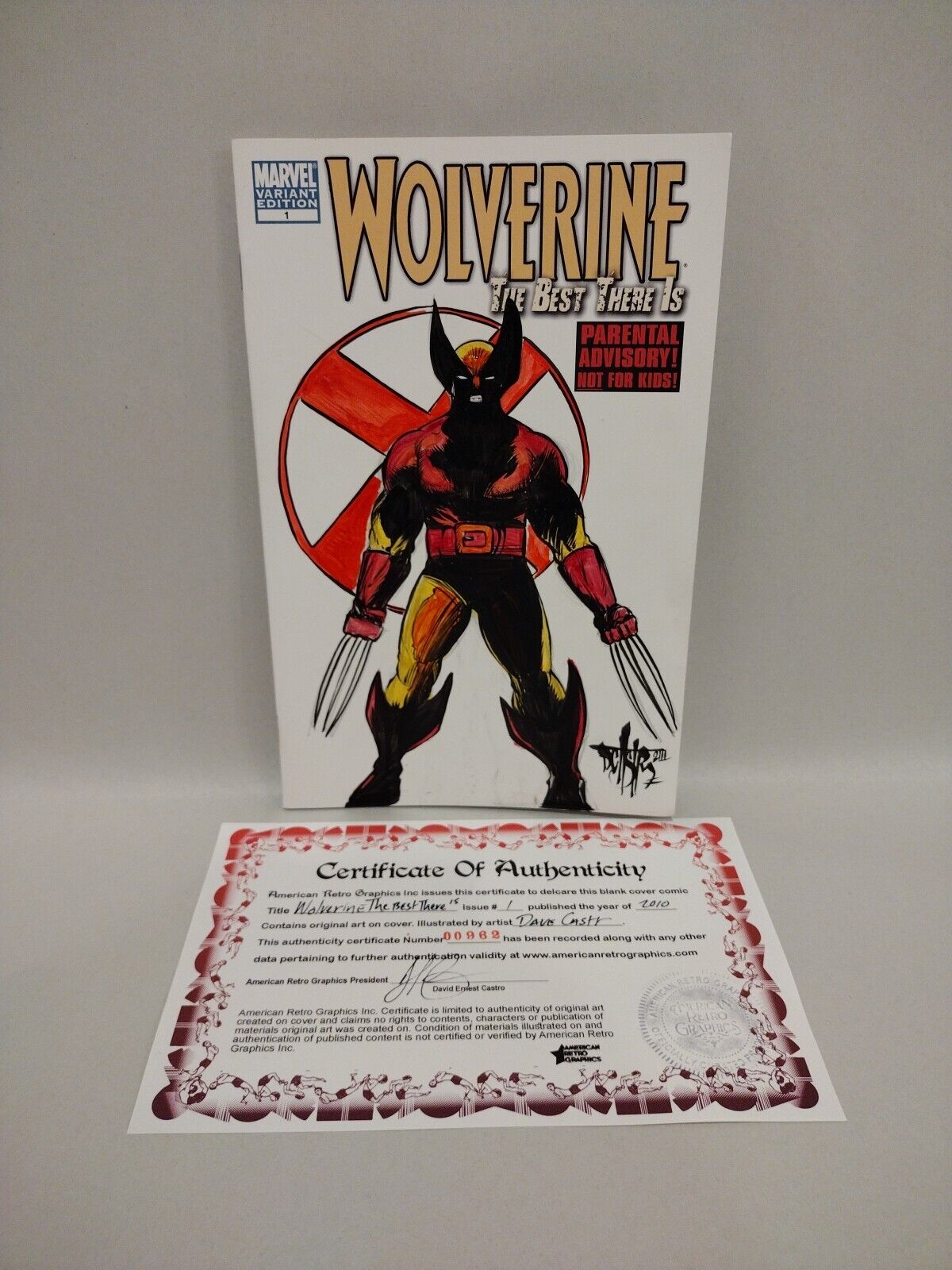 Wolverine The Best There Is #1 (2010) Marvel Sketch Variant Comic W Original Art