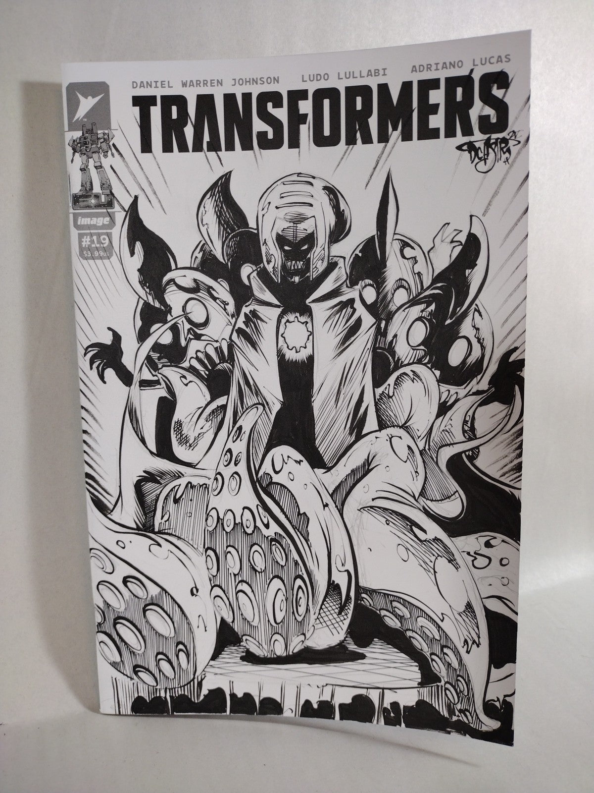 Transformers #19 (2025) Image Comic Sketch Variant Cover W Original Dezimir Art