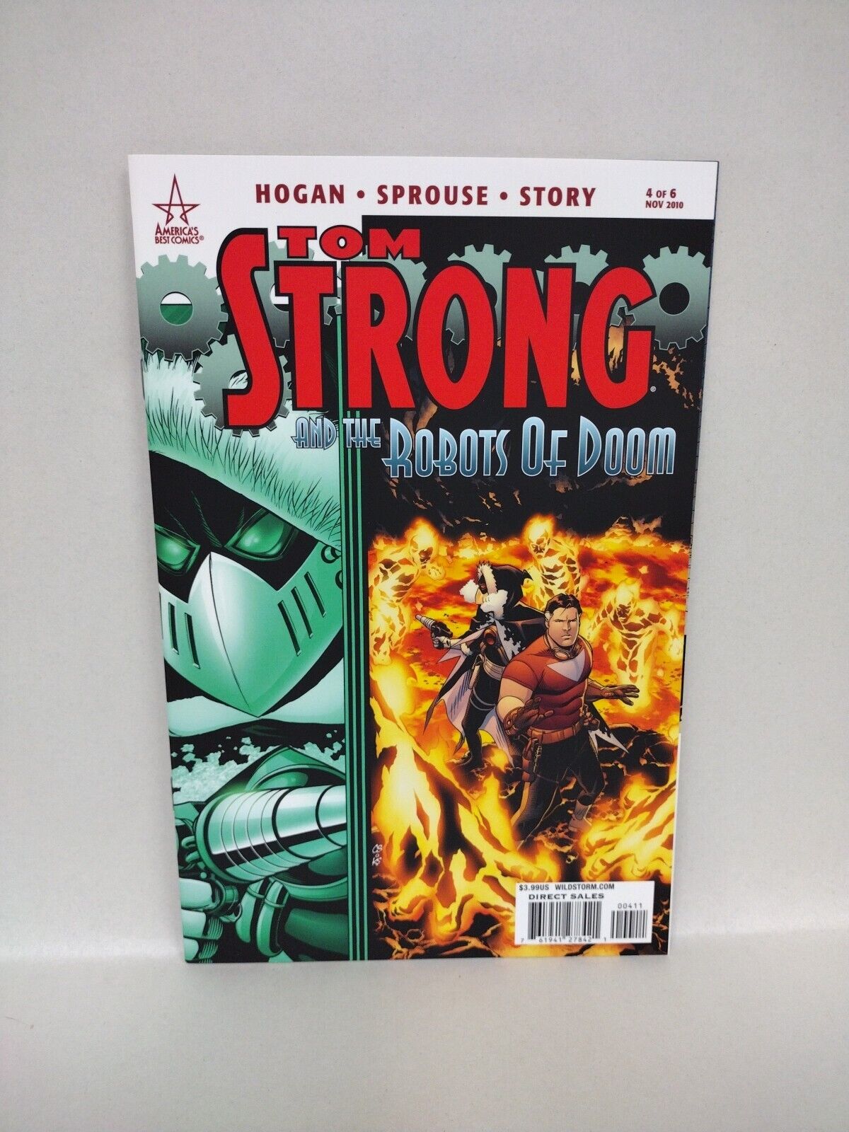 Tom Strong & The Robots of Doom (2010) Complete ABC Comic Lot set 1 2 3 4 5 6 NM