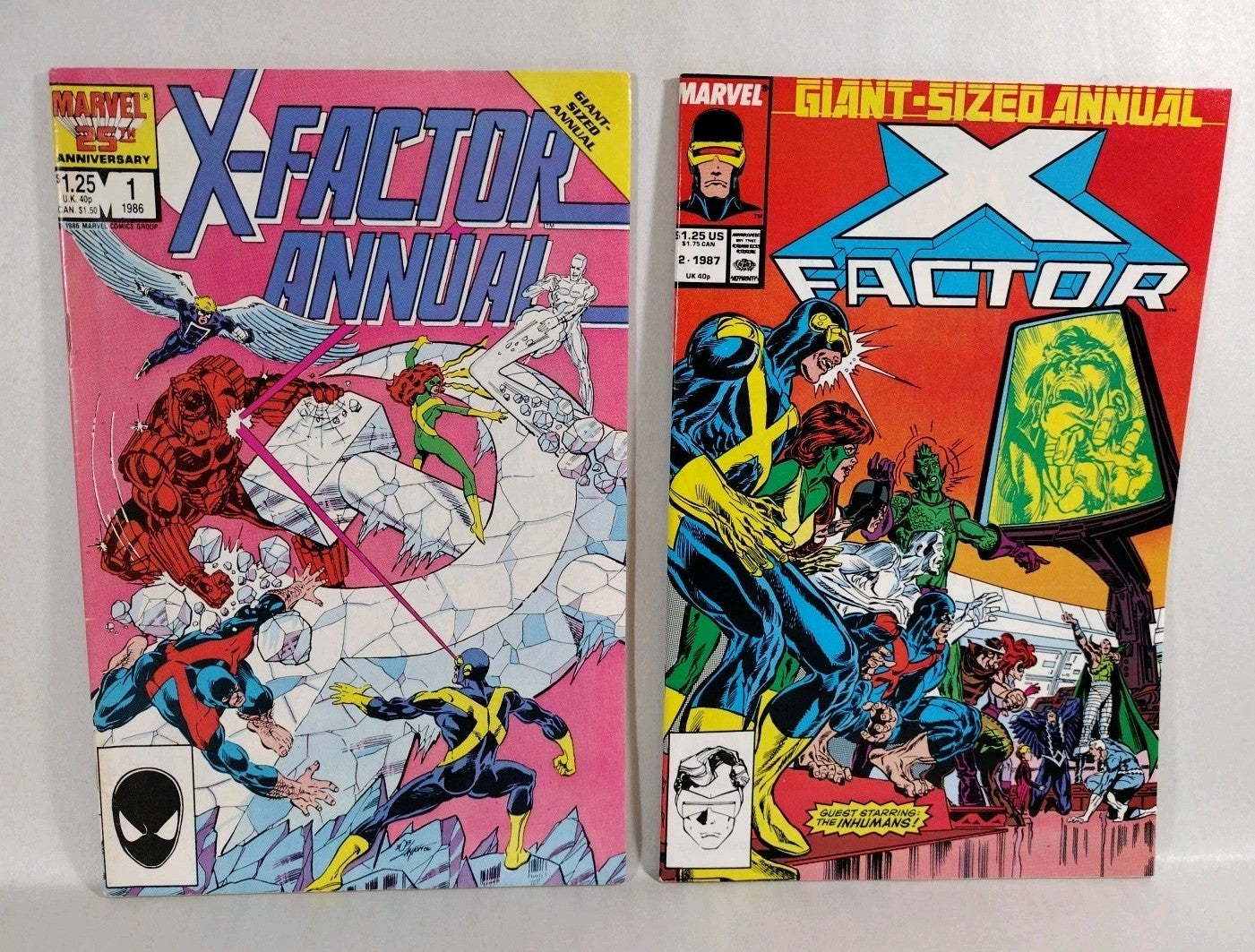 X-Factor Annual Marvel Comic Lot Set (1986-1994) #1 2 3 4 5 6 7 8 9 X-Men