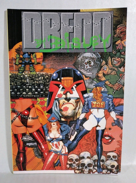 Dredd By Bisley SQP Fleetway Deluxe Format Comic John Wagner Alan Grant VF-NM