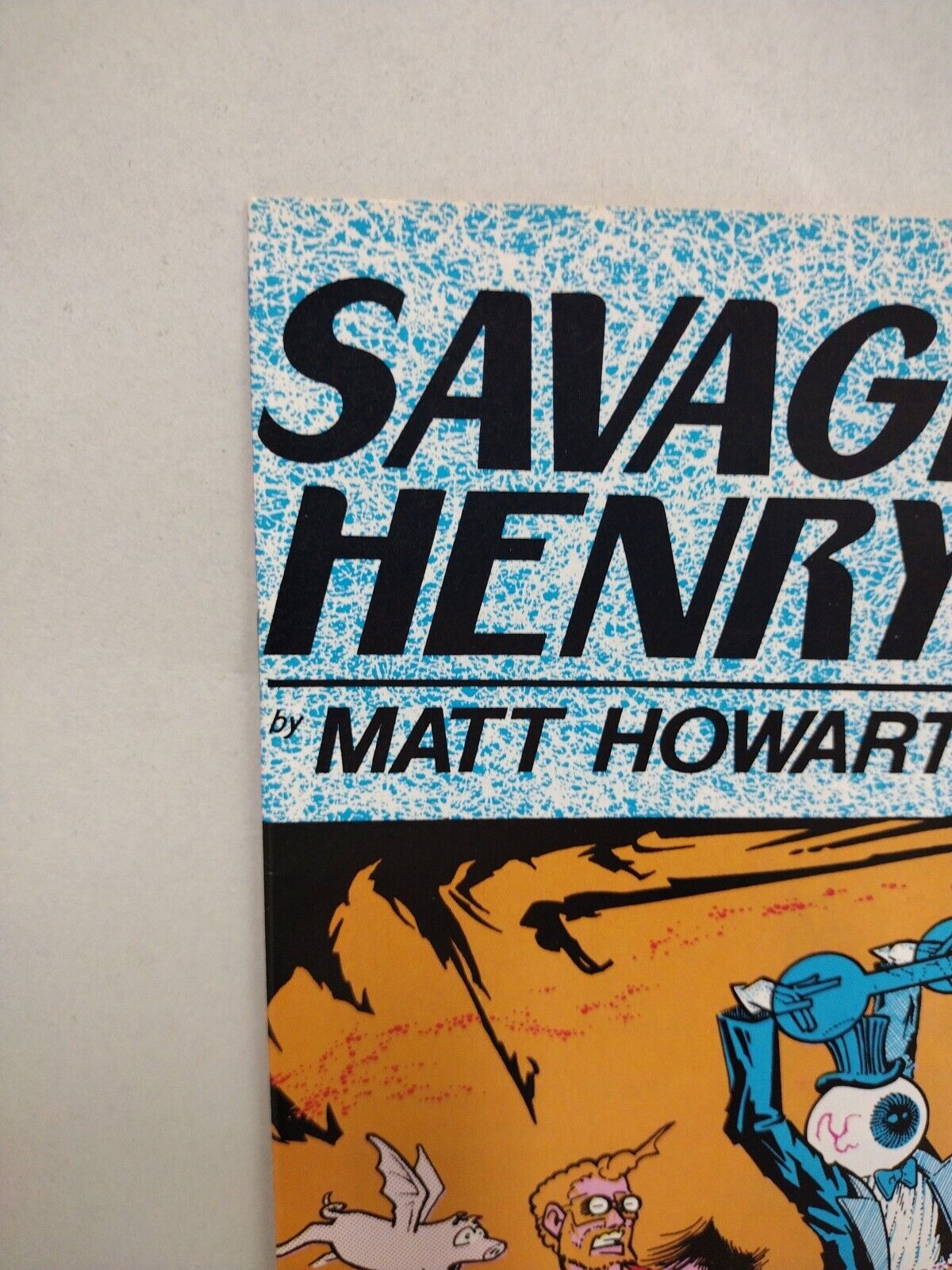 Savage Henry #2 (1987) Vortex 1st Appearance Of The Residents In Comics VF