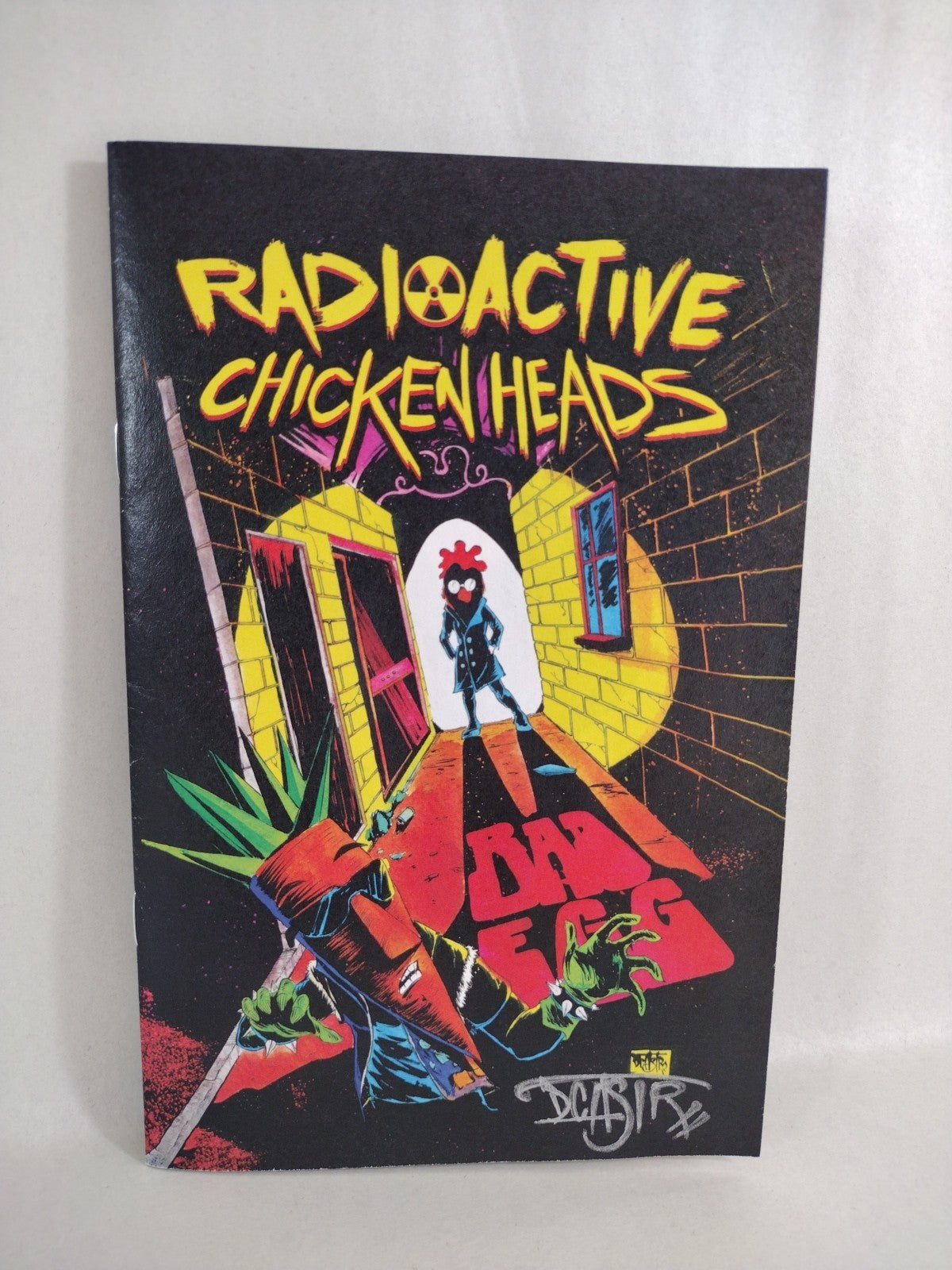 Radioactive Chicken Heads Bad Egg 2025 Production Zine Book Signed W Sketch NM