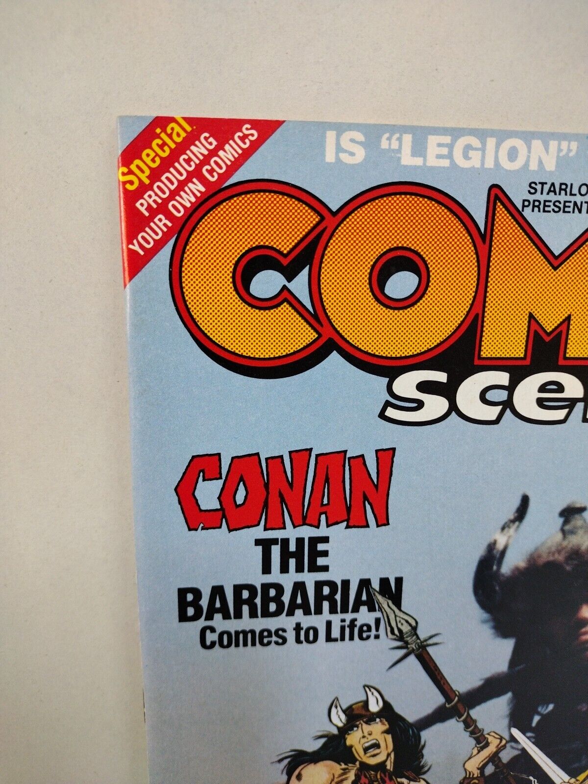 Comics Scene #4 (1982) Starlog Magazine Schwarzenegger Conan Cover VF