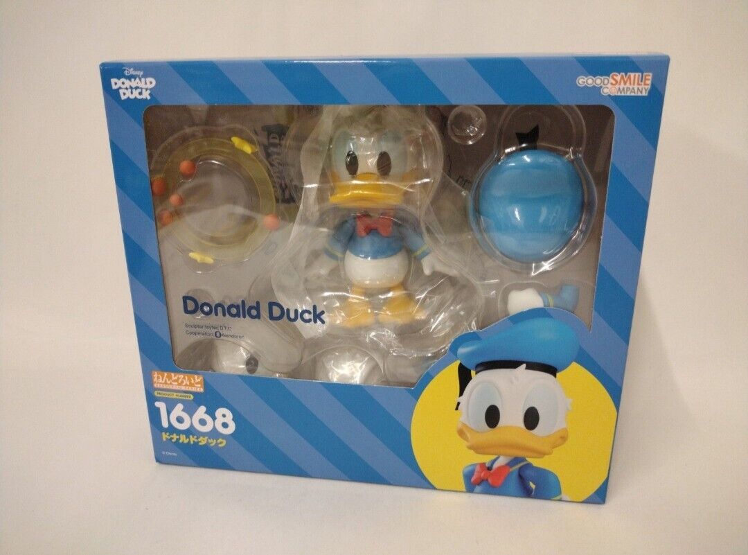 Donald Duck Nendoroid 1668 Good Smile Action Figure New Sealed In Box