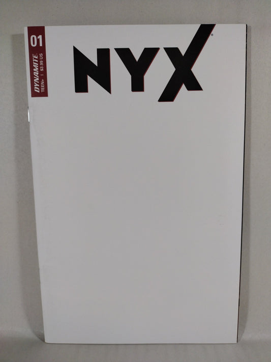 NYX #1 (2021) Dynamite Blank Sketch Cover Variant Comic New VF-NM