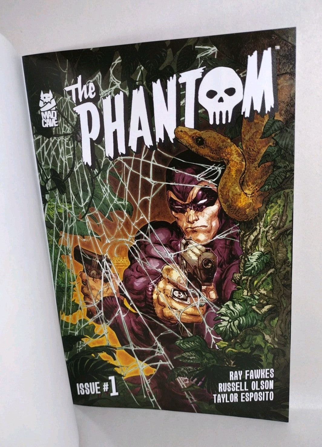 Phantom #1 (2025) Mad Cave Sketch Cover Variant Comic W Original Dave Castr Art