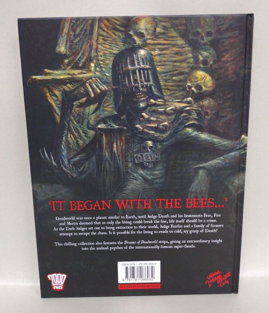 Dark Judges Fall Of Dreadworld (2017) Rebellion Hardcover 2000ad Dread Death New