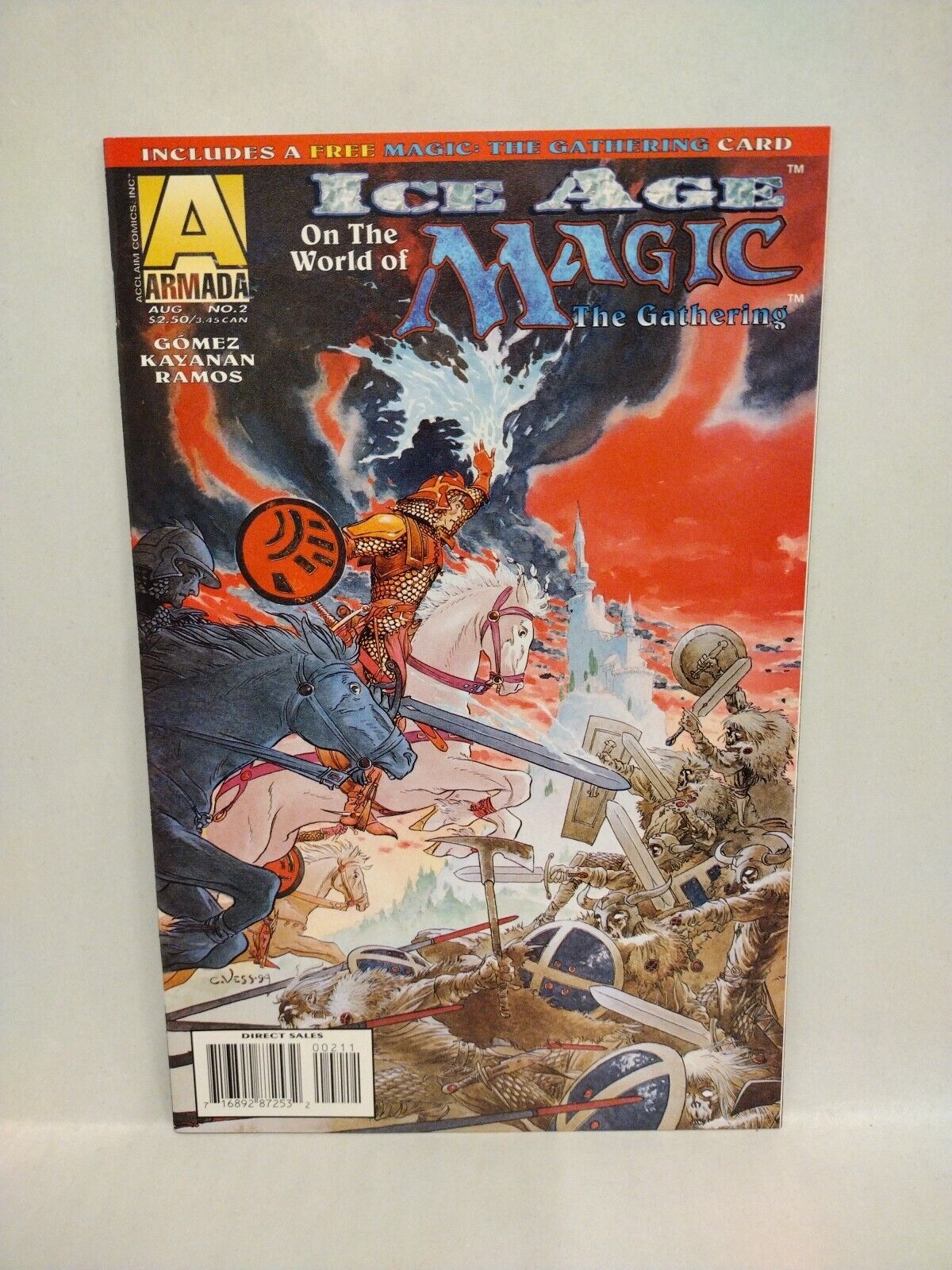 Ice Age Of The World Magic The Gathering  (1995) Complete Acclaim Comic Set #1-4