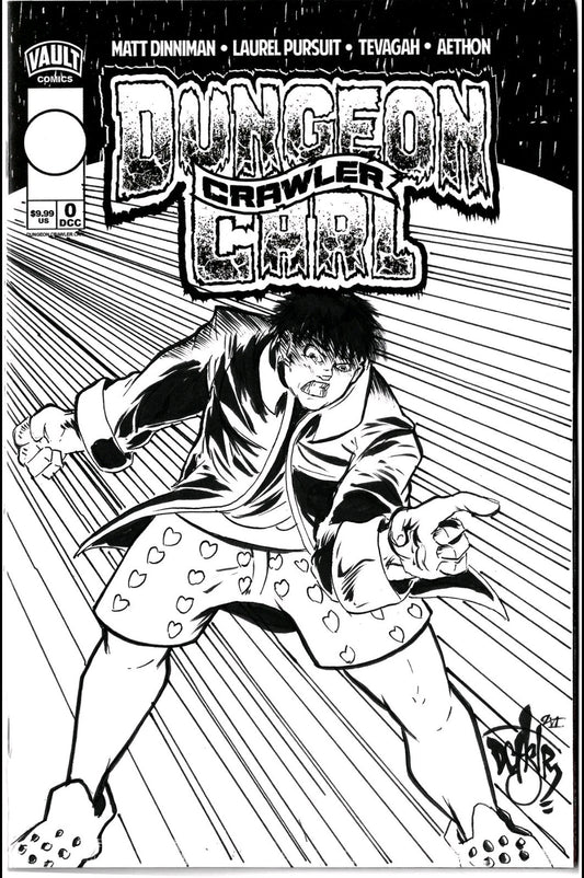 Dungeon Crawler Carl 0 (2026) Vault Comic Sketch Cover W Original DCastr Art 2nd