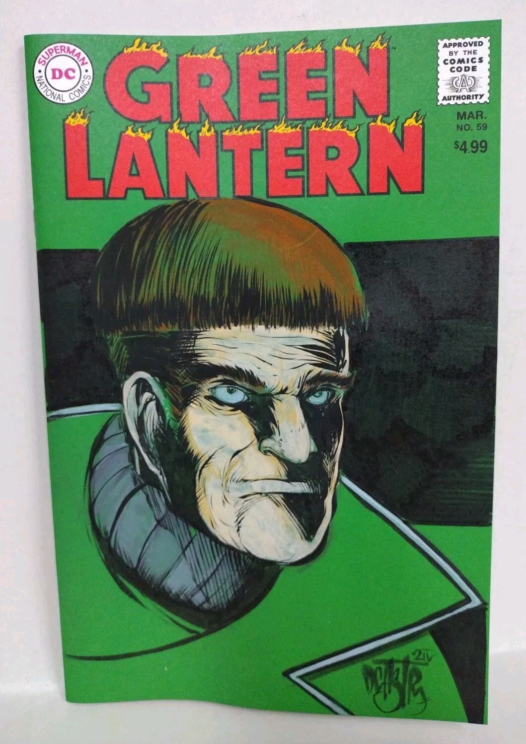 Green Lantern #59 (2024) DC Comic Facsimile Sketch Cover W Original DCastr Art