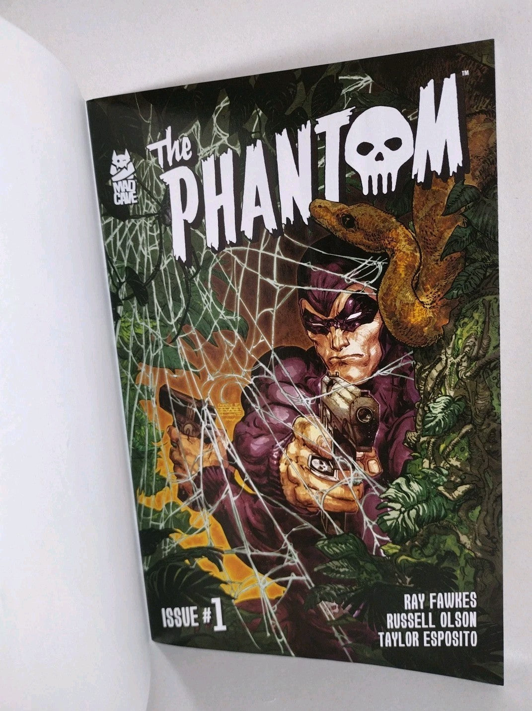 Phantom #1 (2025) Mad Cave Sketch Cover Variant Comic W Original Dave Castr Art