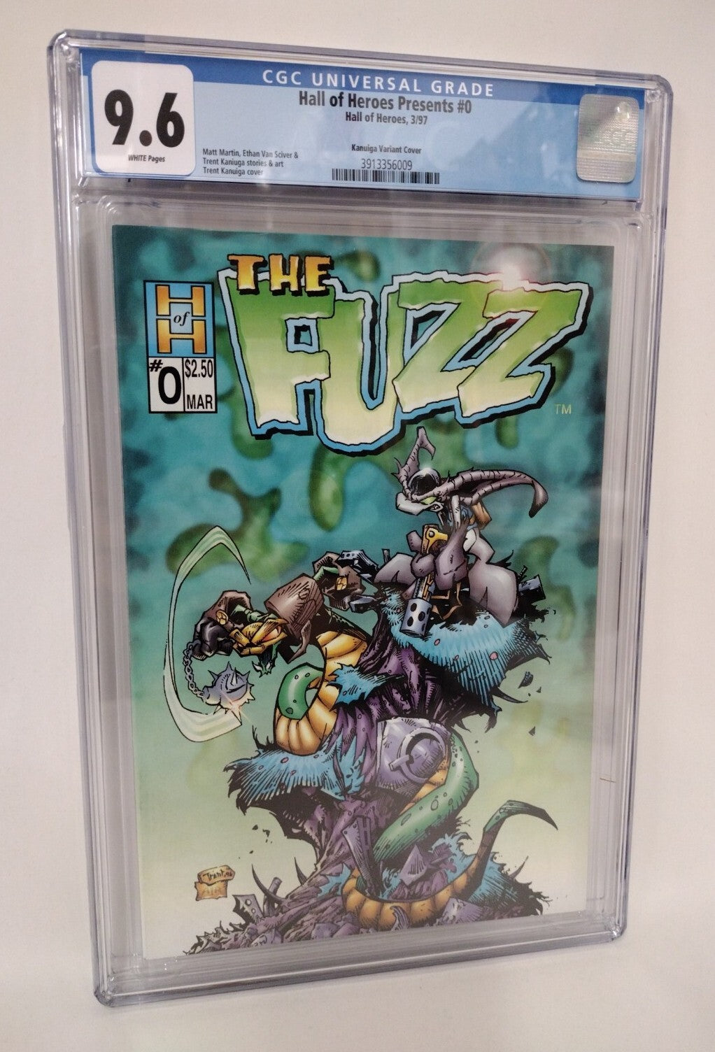 Hall Of Heroes Presents #0 (1997) Martin Variant Comic CCG 9.6 1st Salamanddroid