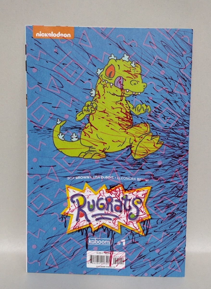 RUGRATS #1 (2017) Sketch Cover Comic W Original JOSE GABRIEL ANGELES (JGA) Art 
