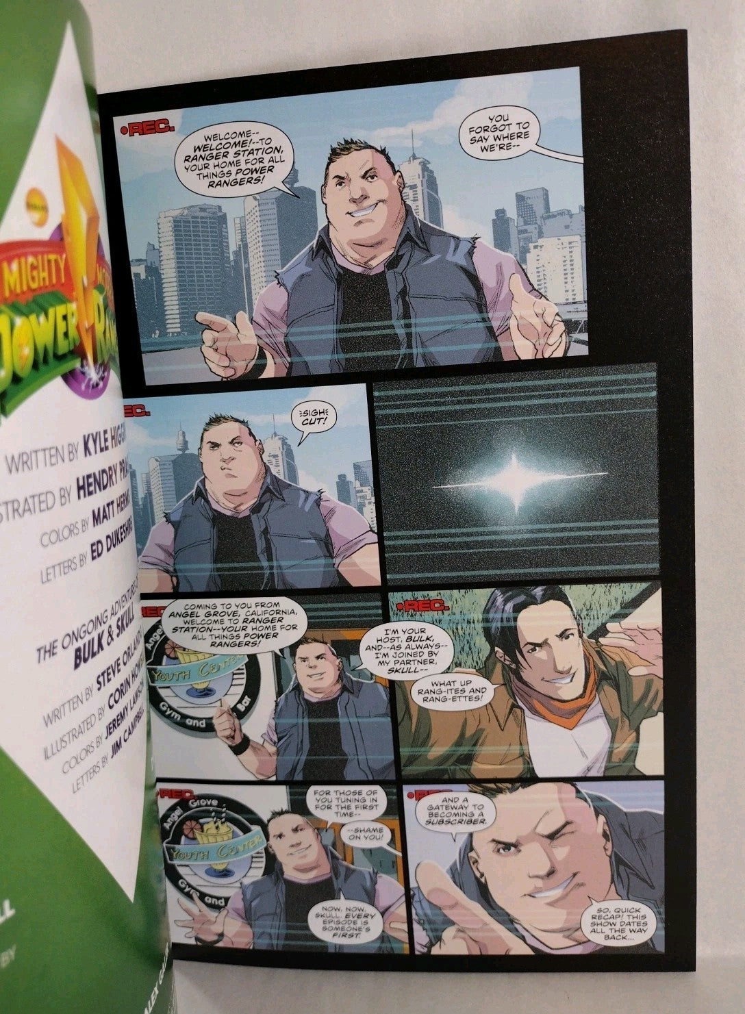 Mighty Morphin Power Rangers #1 (2016) Boom Blank Cover Variant Comic NM