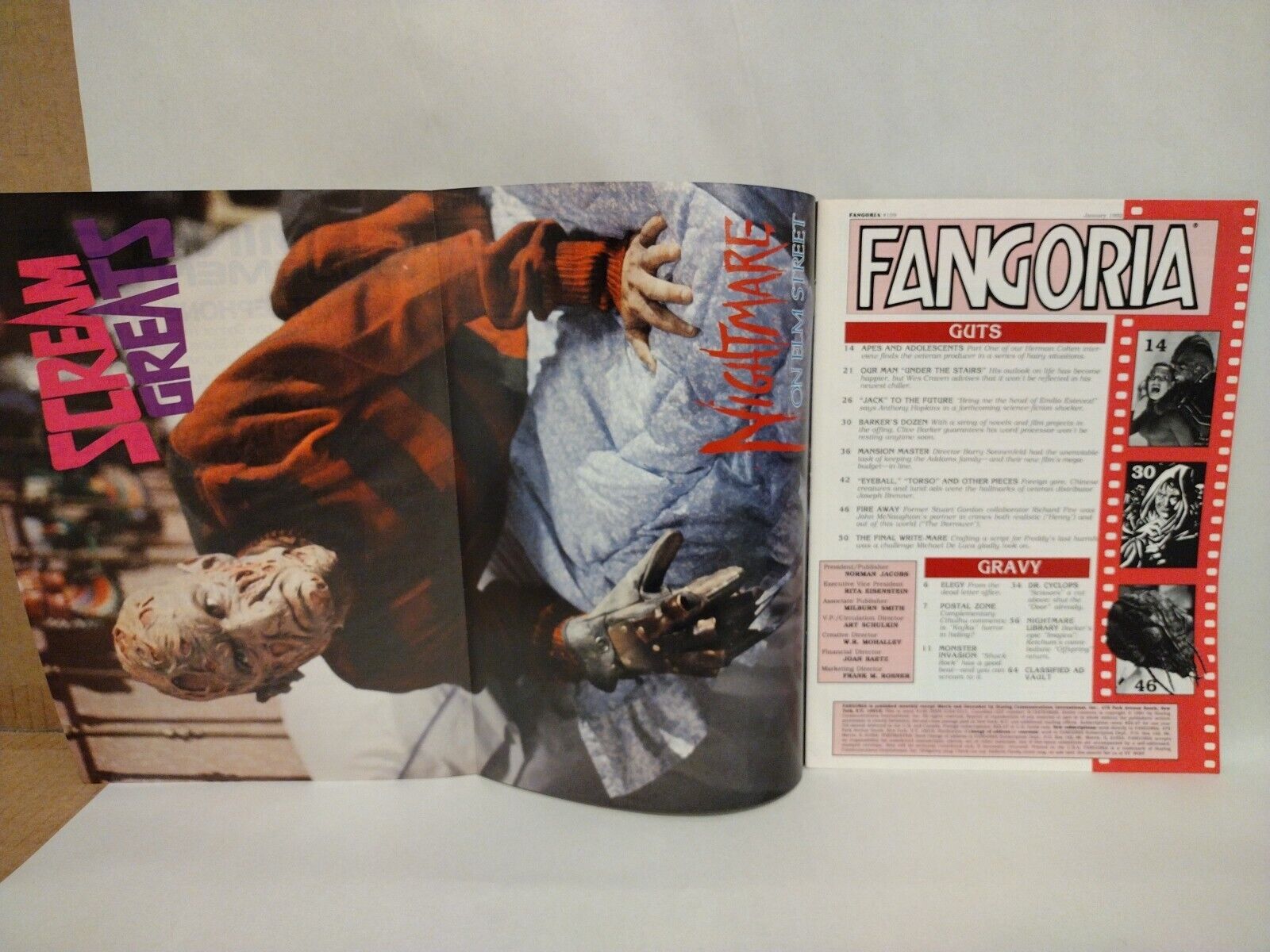 FANGORIA Magazine #109 (1992) Freddy's Dead People Under The Stairs Freejack