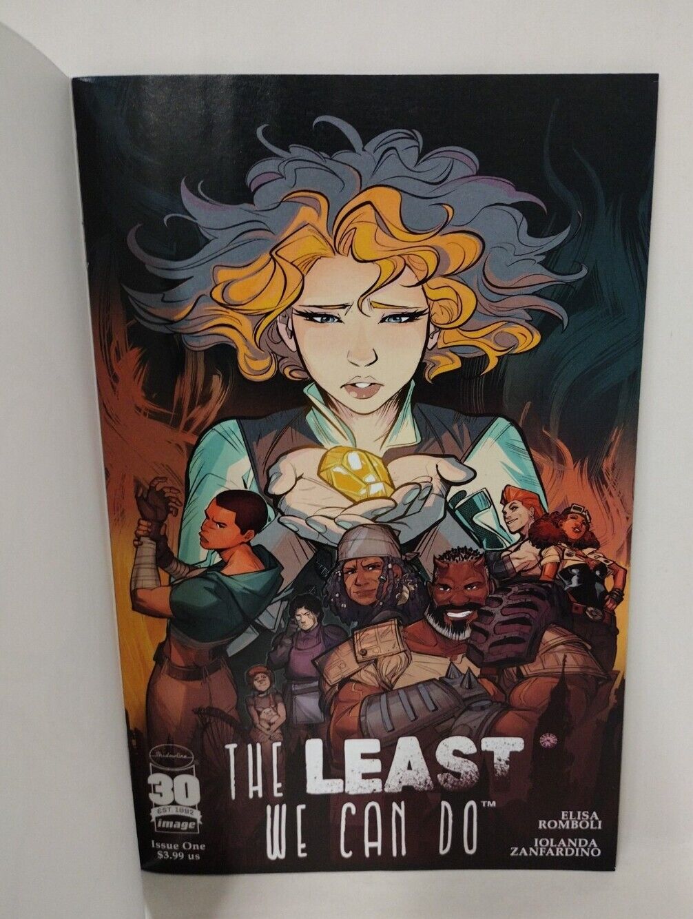 The Least We Can Do #1 (2022) Image Comic Blank Cover w Original DCastr Art COA