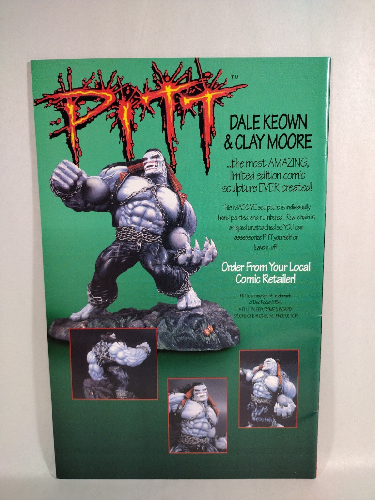 Pitt 1993 Image Comic Dale Keown Newsstand Variant Set #1 2 3 4 5 Maxx #8 Inside