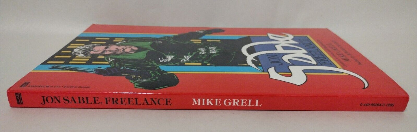 JON SABLE FREELANCE TPB (1987) MIKE GRELL FIRST COMICS 1st Print Edition 