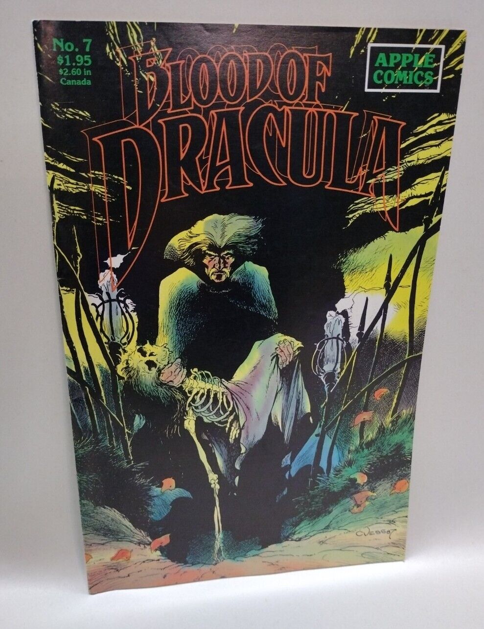 Blood of Dracula (1988) #7 Charles Vess Cover Art Adam Hughes Apple Comics