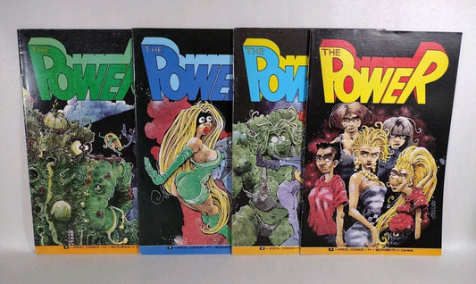The Power #1 2 3 4 Complete Limited Series Set (1990) Dave Cooper Aircel Comics 