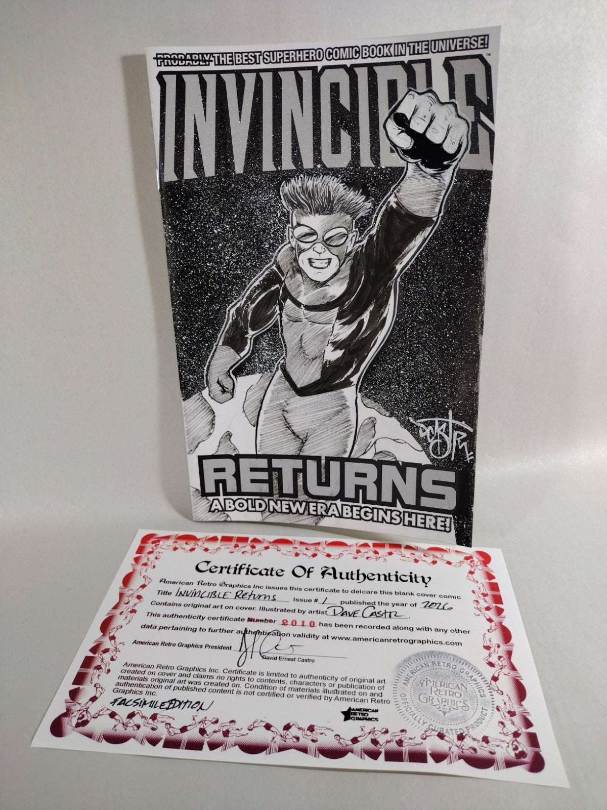 Invincible Returns #1 (2026) Image Comic Facsimile Sketch Cover W Original Art