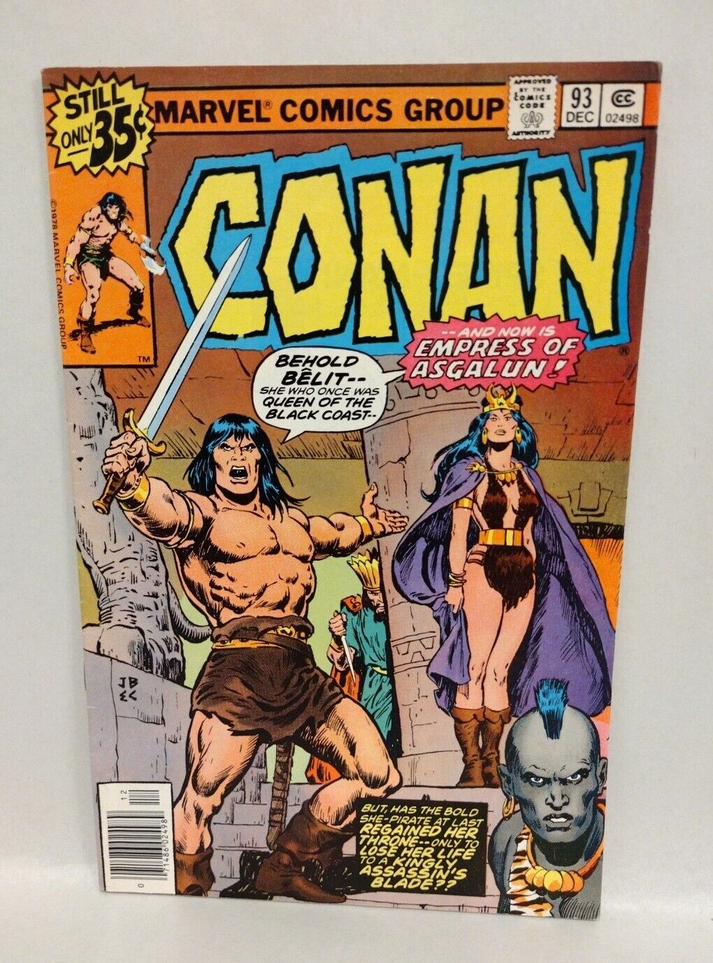 Conan (1974) Marvel Comic Belit 1st App Comic Set Giant Size #1 58 59 93 99 100