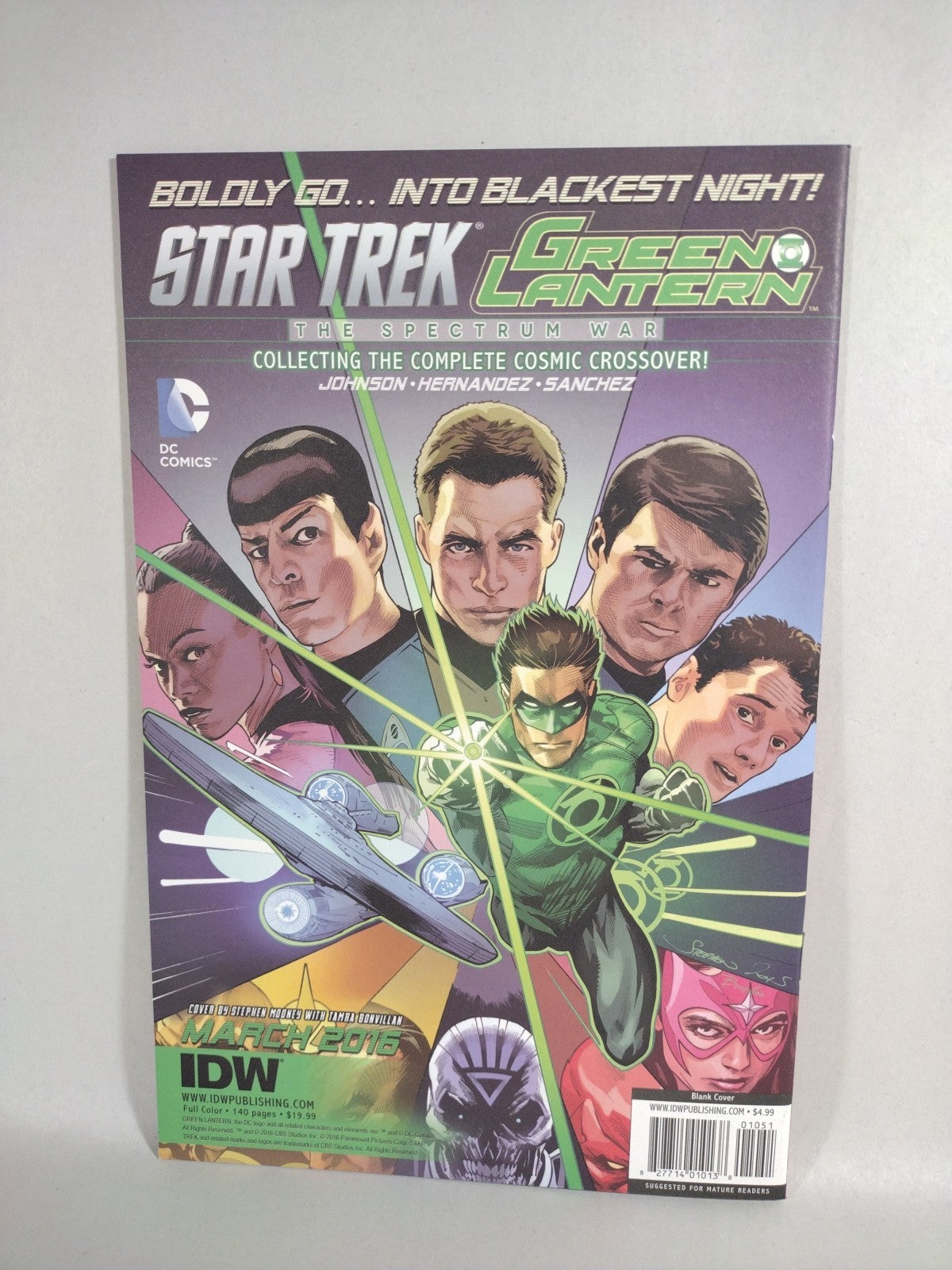Streetfighter X GI Joe #1 (2016) IDW Blank Sketch Variant Cover Comic New NM