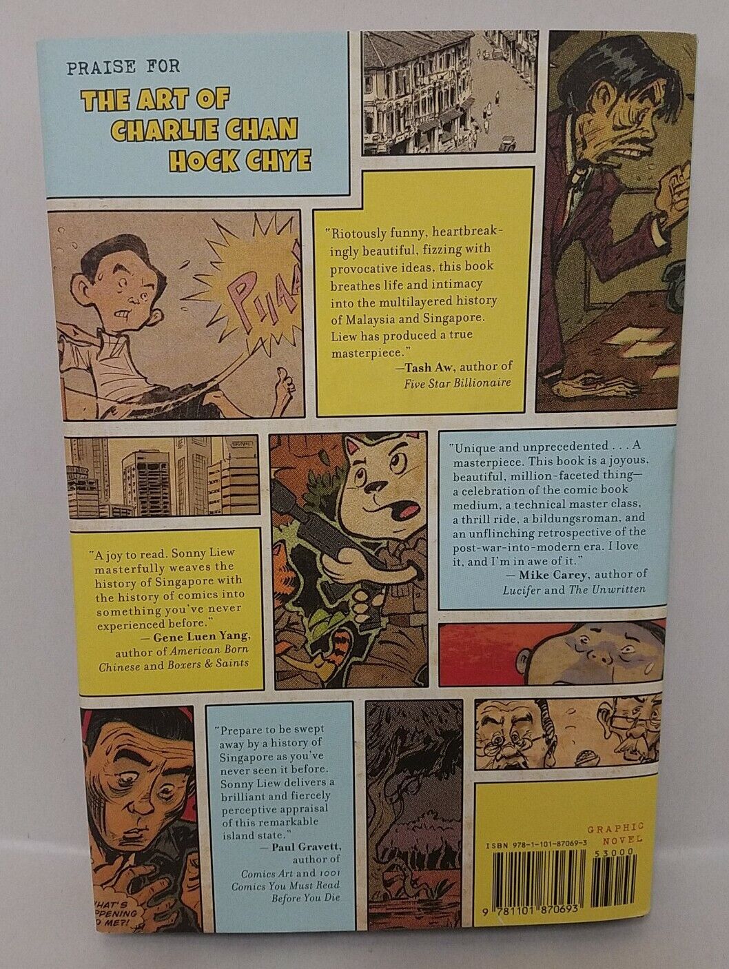 Art Of Charlie Chan Hock Chye Limited Signed Ed. (2016) HC Pantheon Sonny Liew