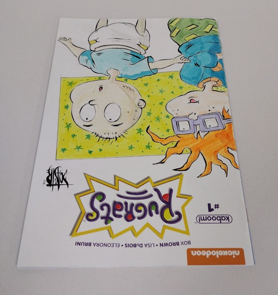 RUGRATS #1 (2017) Boom Studios Sketch Cover Variant Comic W Original DCastr Art