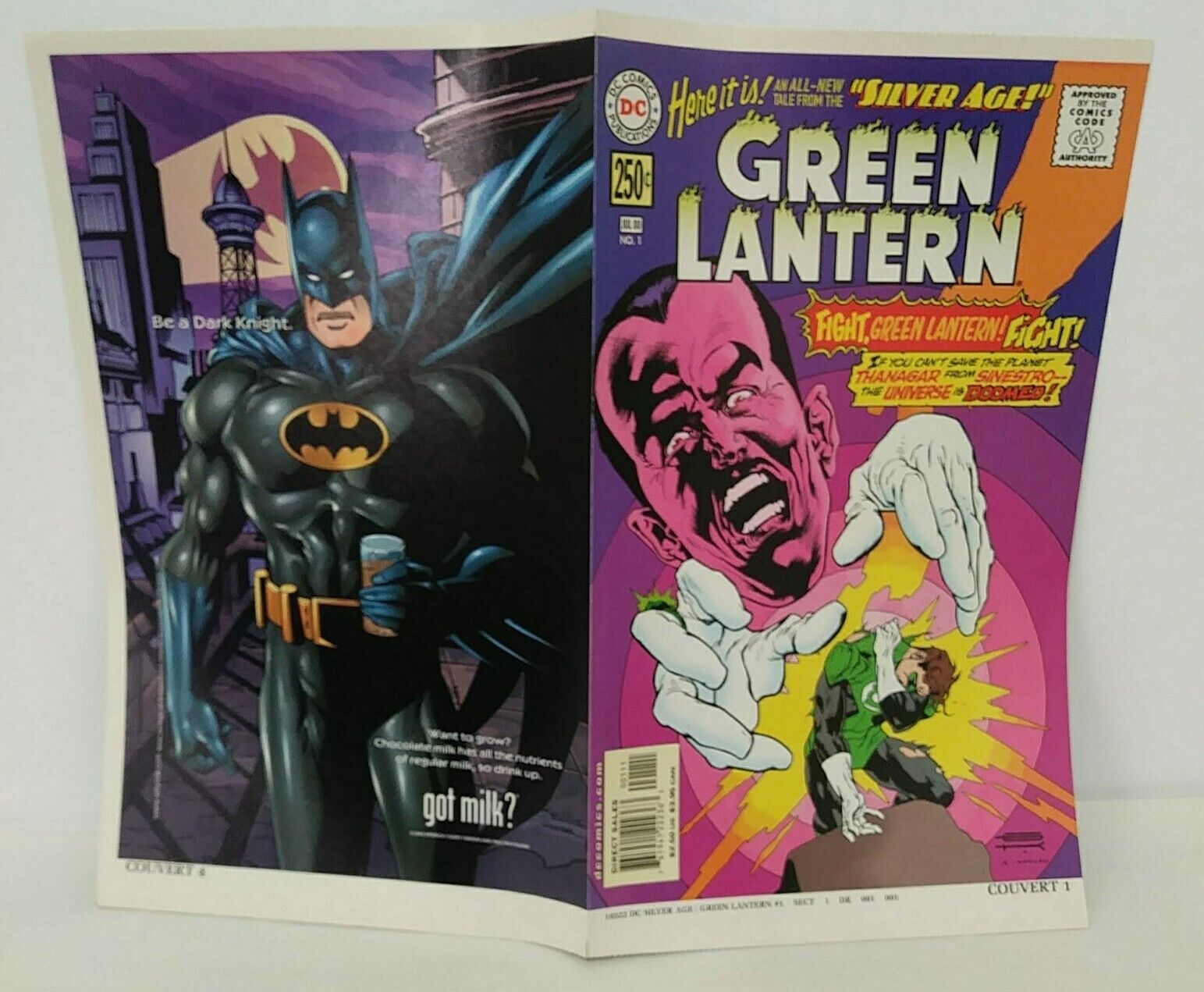 Silver Age Green Lantern #1 (2000) Printer Proof "Couvert" Cover Page DC Comics