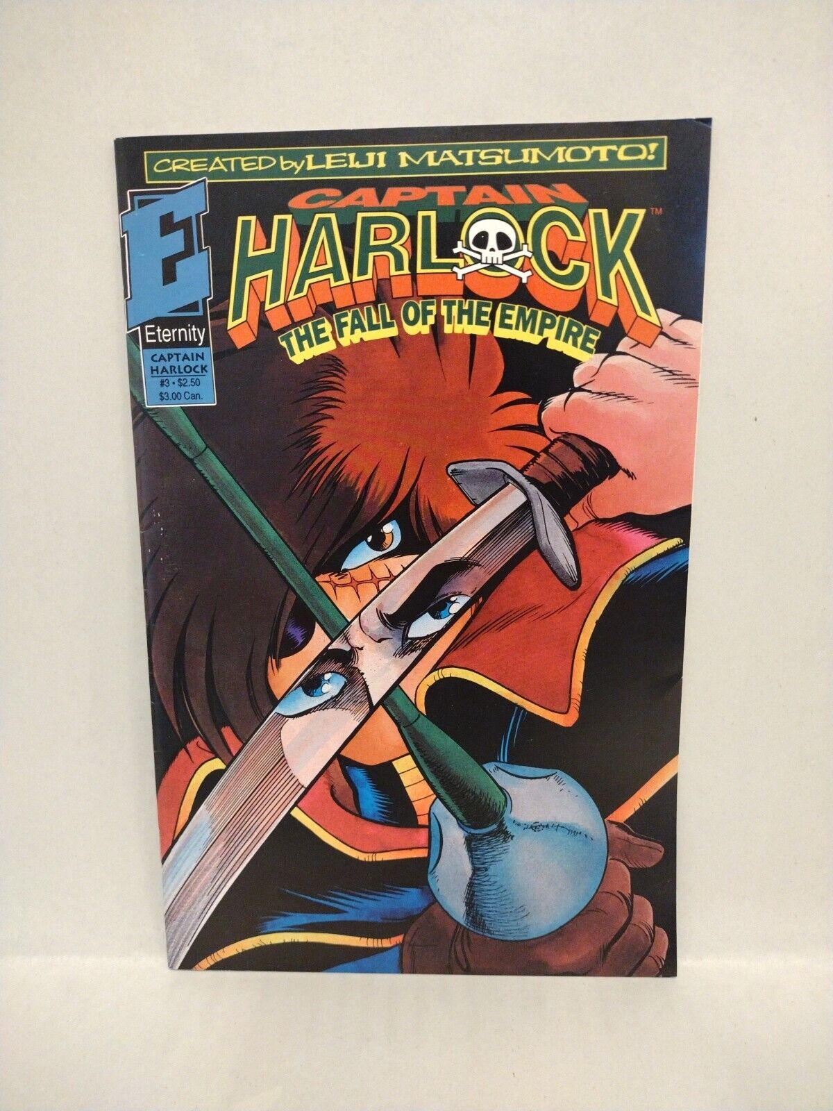 Captain Harlock Fall Of The Empire (1992) Complete Eternity Comic Set + Special