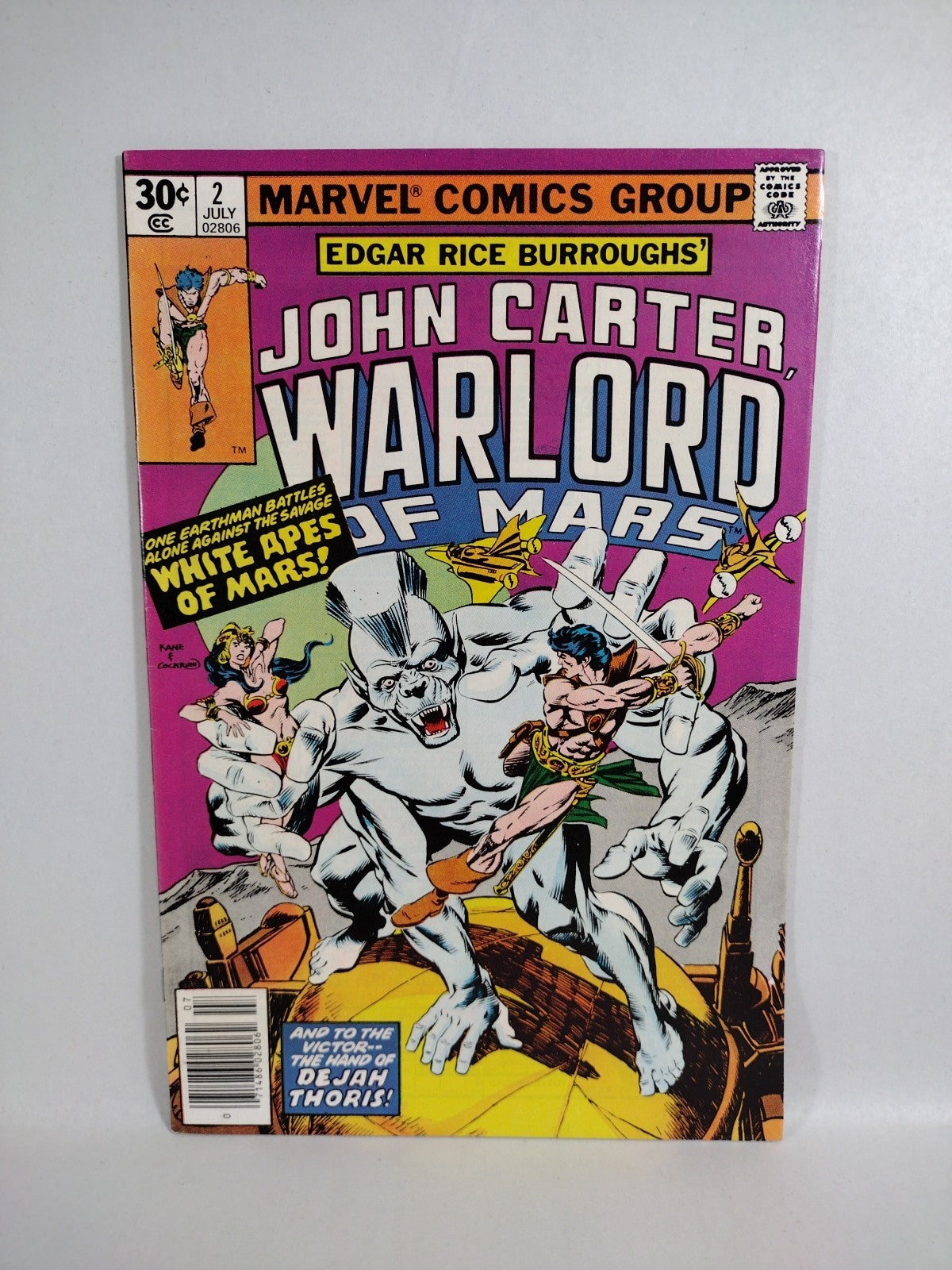 John Carter Warlord Of Mars (1977) Marvel Comic Lot #1 2 3 4 5 6 8 15 16 