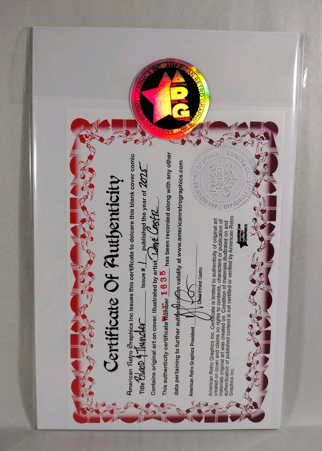 Blood & Thunder #1 (2025) Image Comic Sketch Cover Variant W Original DCastr Art