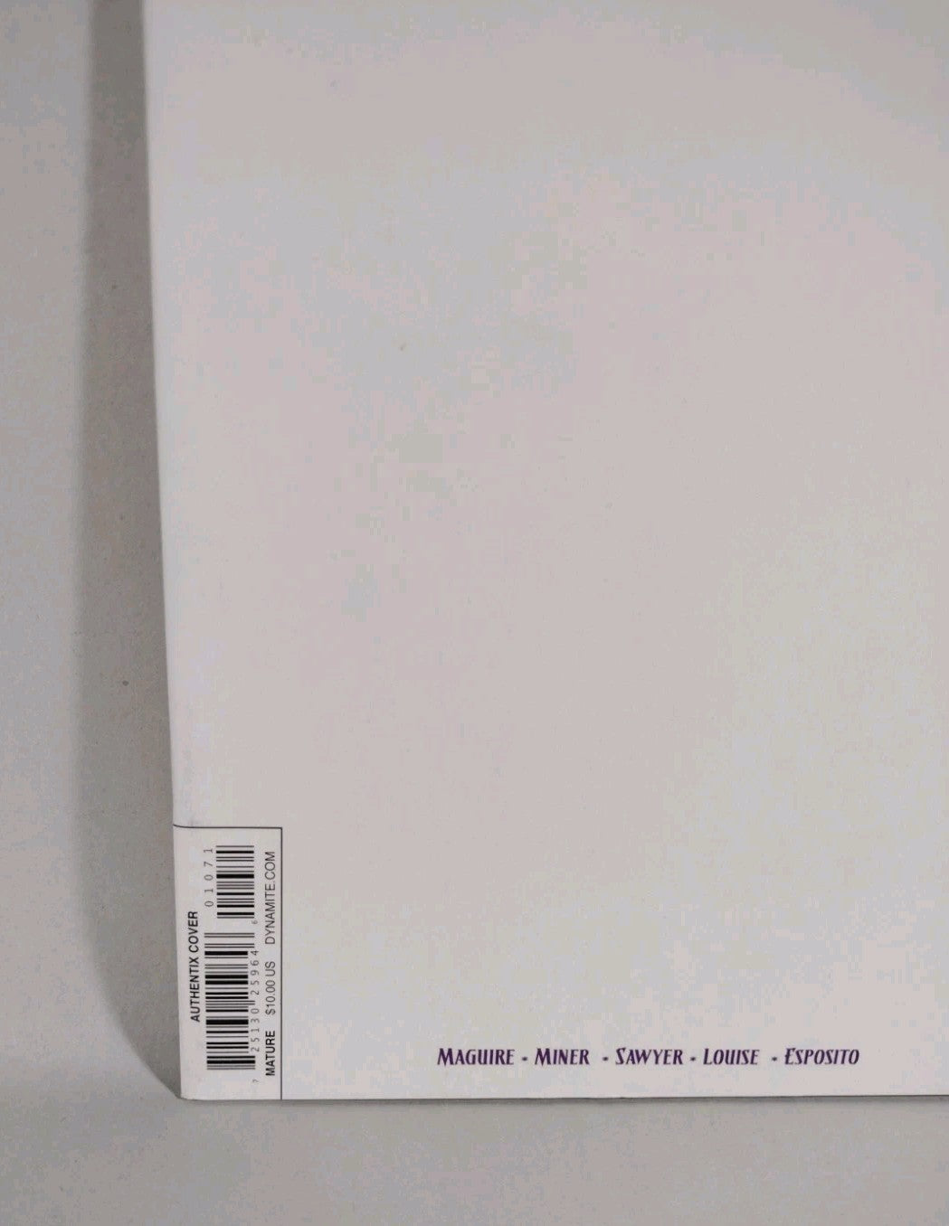 Gwar Orgasmageddon #1 (2017) Dynamite Blank Sketch Cover Comic Variant New NM