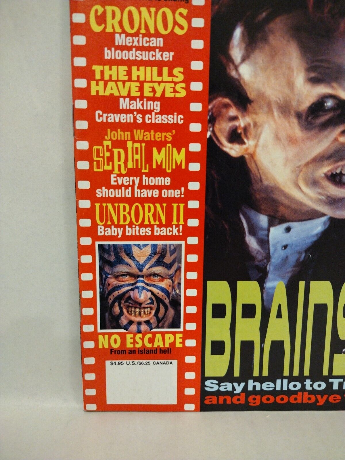 FANGORIA Magazine #132 (1994) Brainscan Cronos Hills Have Eyes Serial Mom Unborn