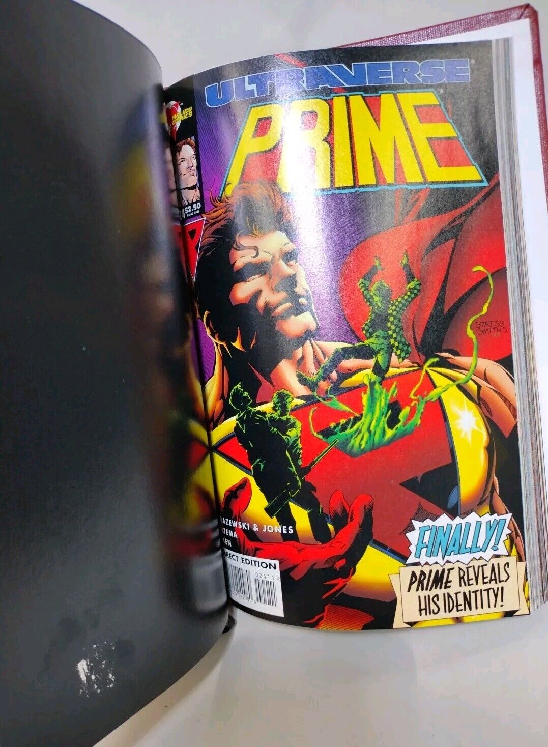 Prime Omnibus (1993) ARG Custom Bound Malibu Comics HC W DJ #1-26 Infinity Power