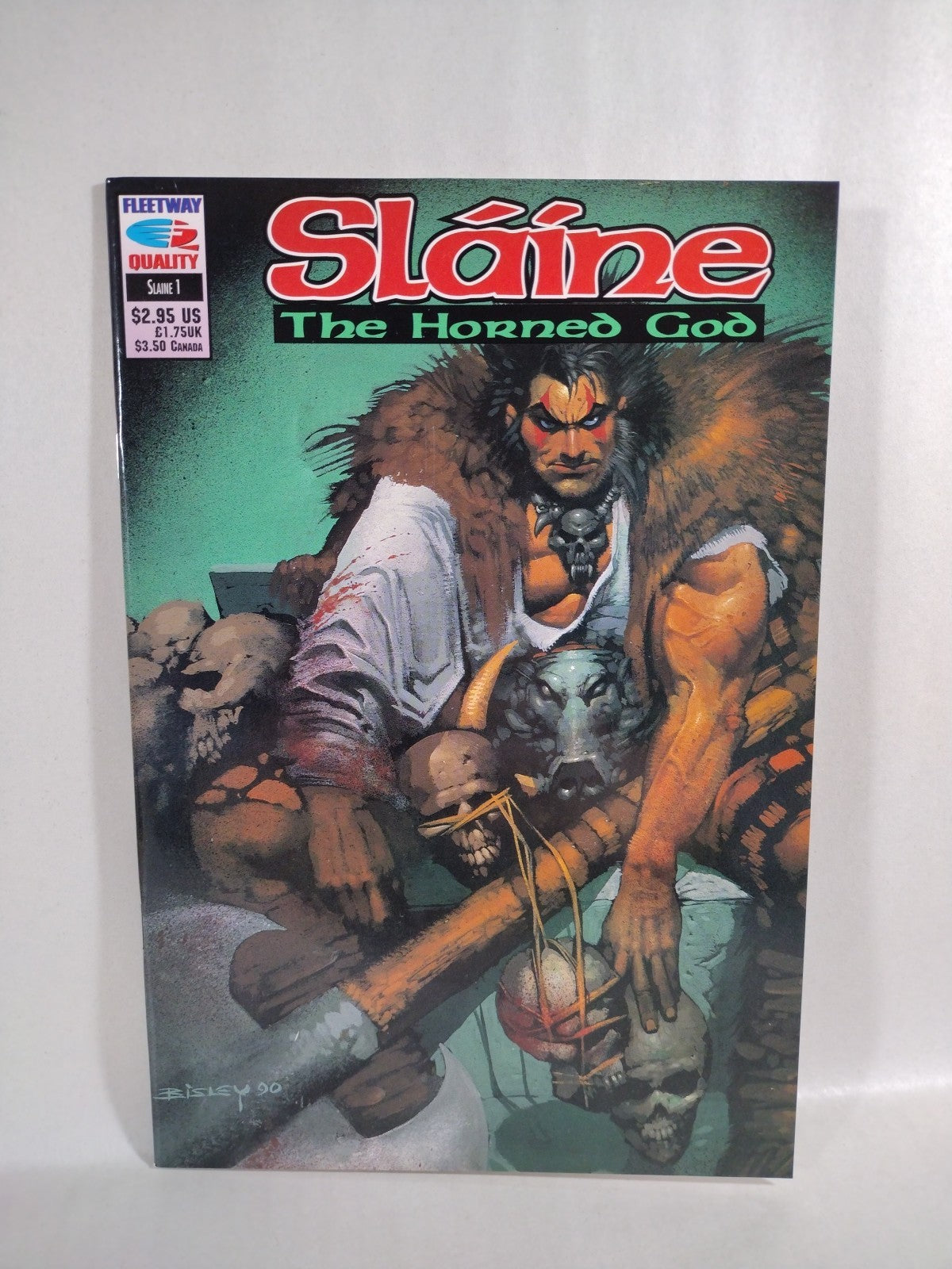 Slaine The Horned God (1990) Fleetway Comic Lot Set #1 2 Simon Bisley VF