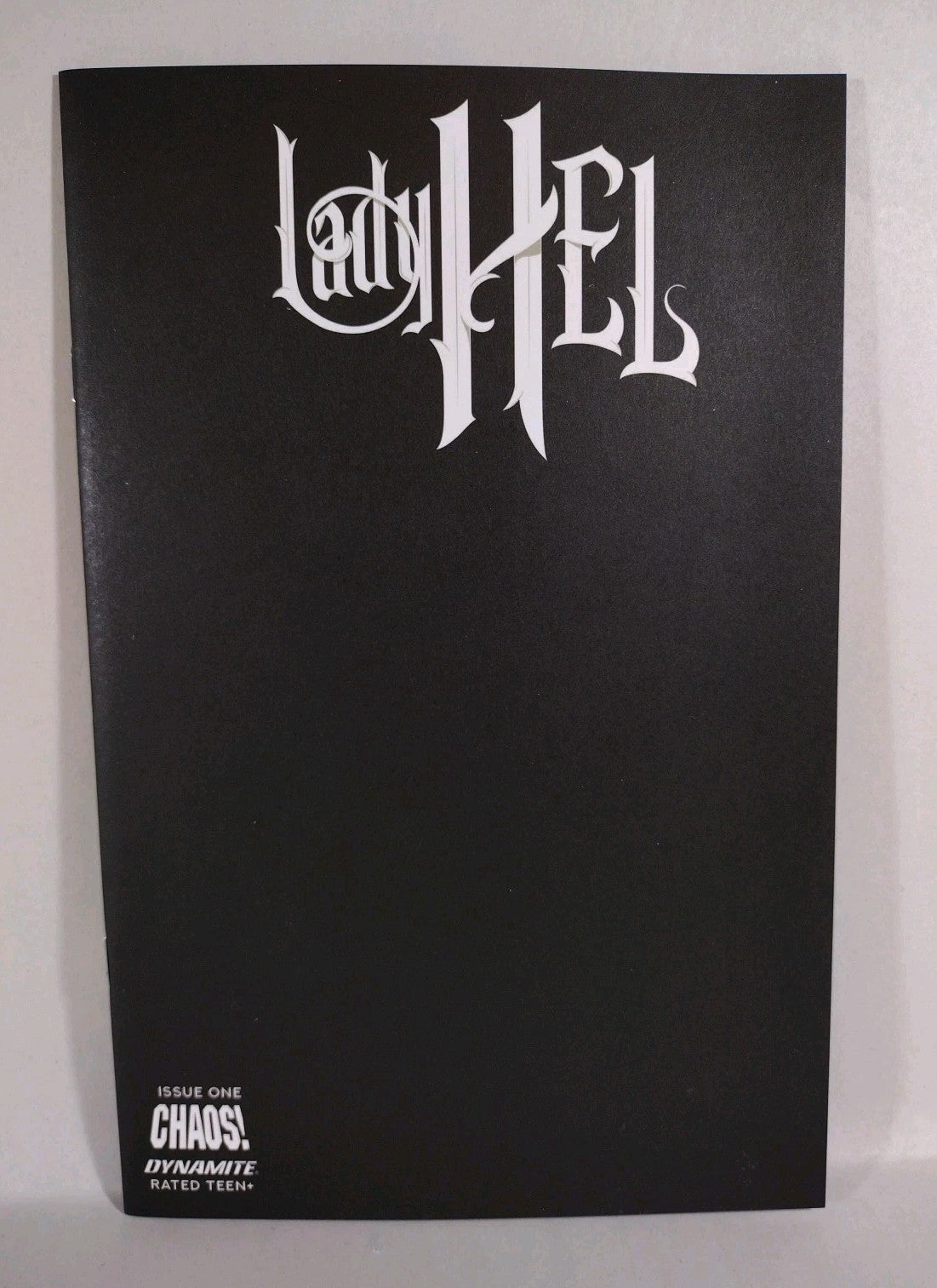 Lady Hel #1 (2022) Dynamite Comic Cover F Black Blank Authentix Variant Cover NM