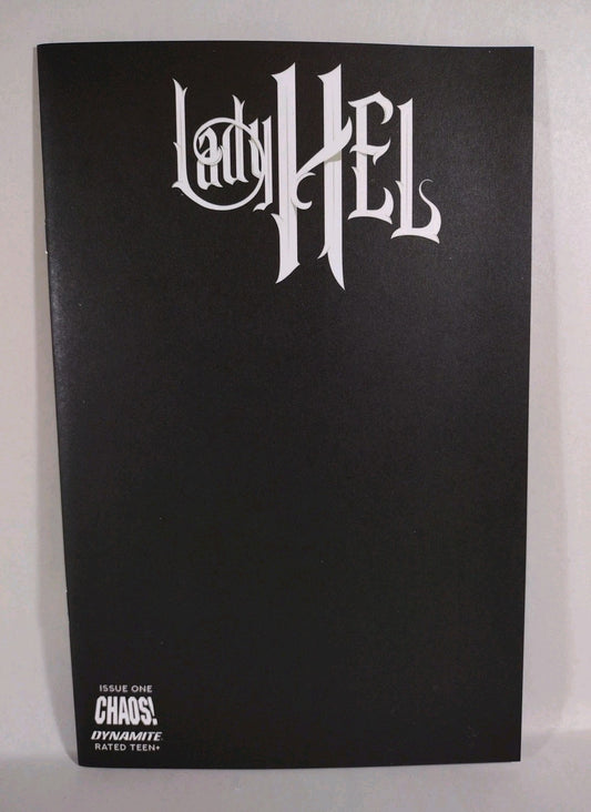 Lady Hel #1 (2022) Dynamite Comic Cover F Black Blank Authentix Variant Cover NM